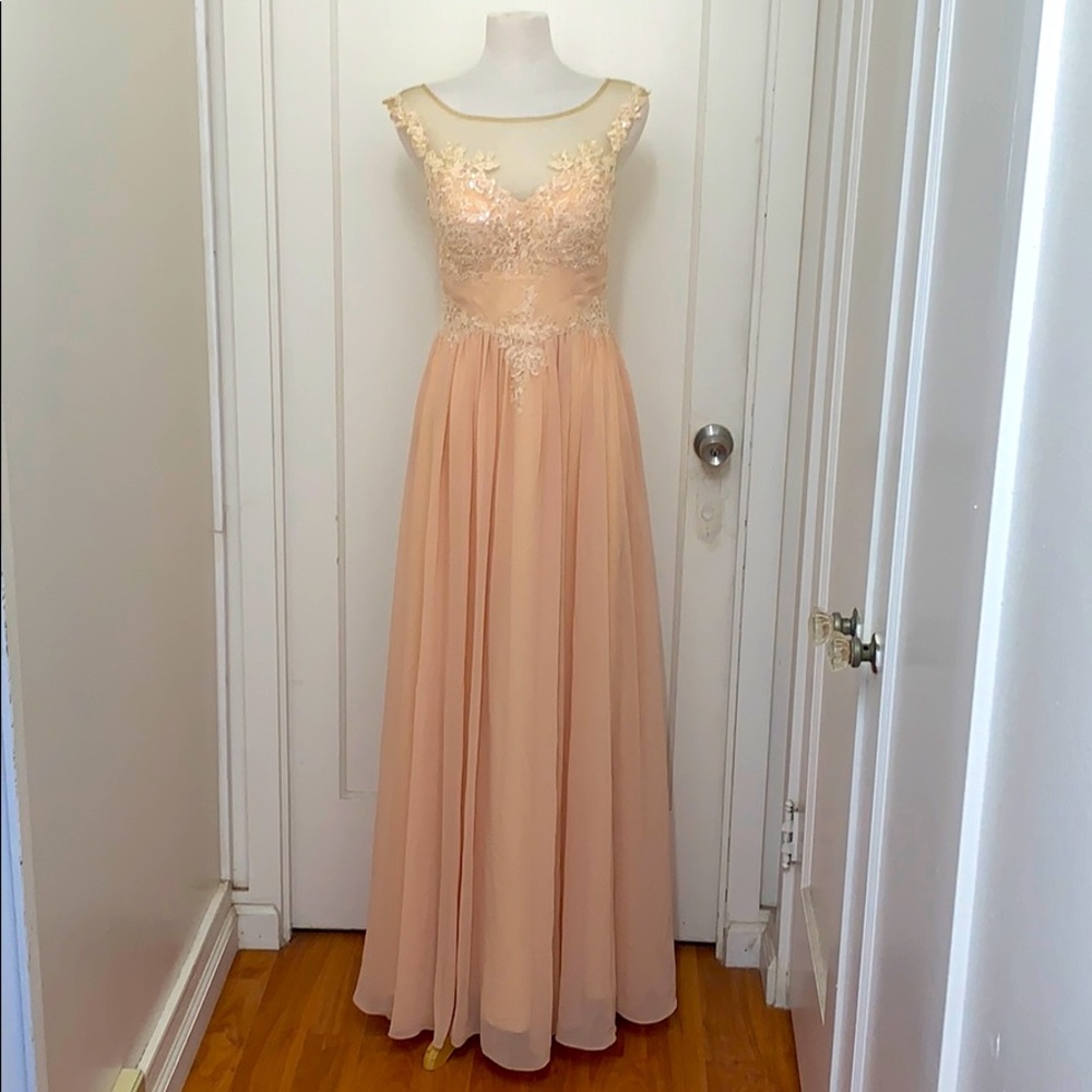 Fiesta Champagne Gown